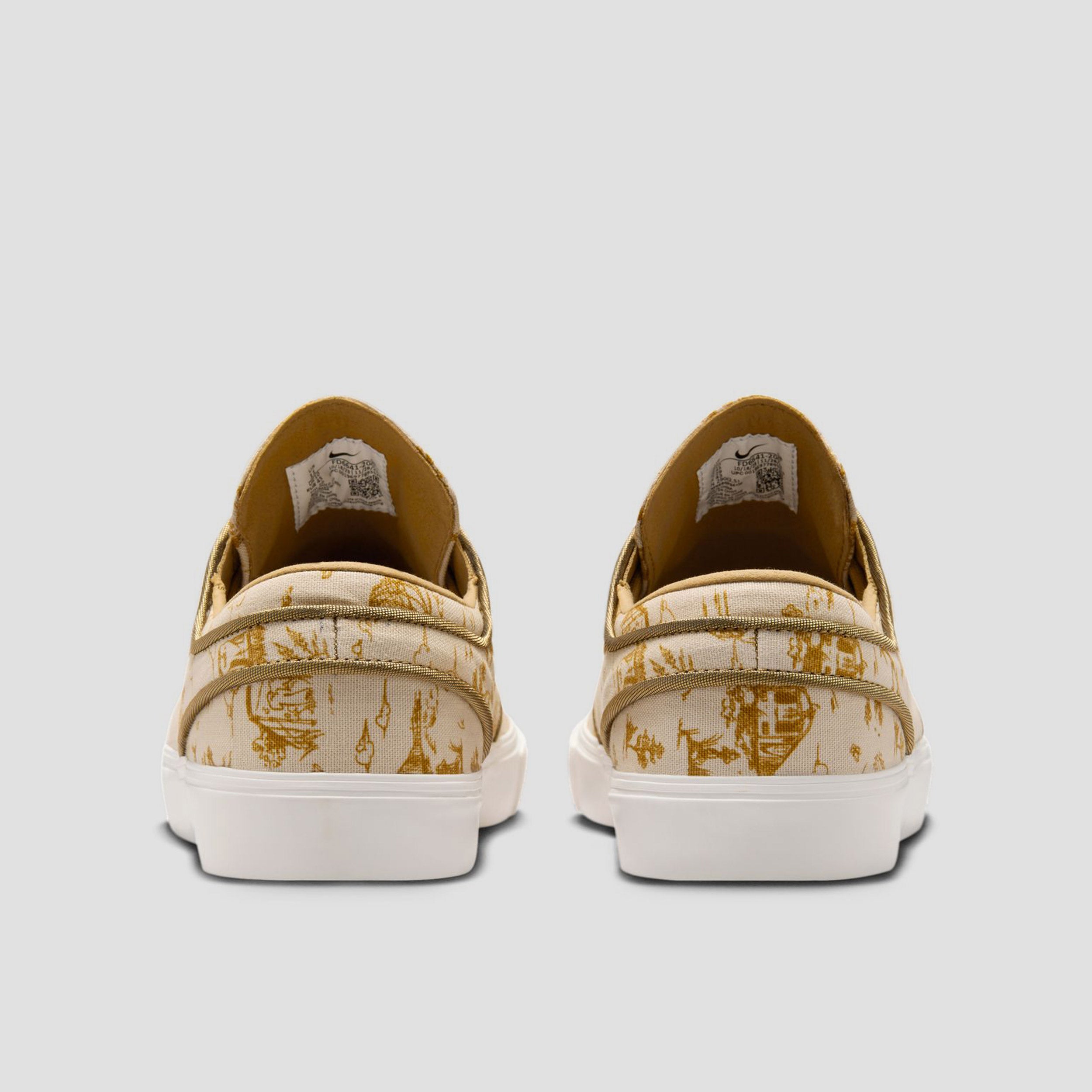 Nike SB Zoom Janoski OG+ Premium Skate Shoe Sesame / FLT Gold