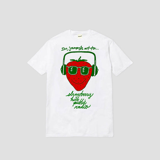Strawberry Hill Philosophy Club Jammin Out T-Shirt White