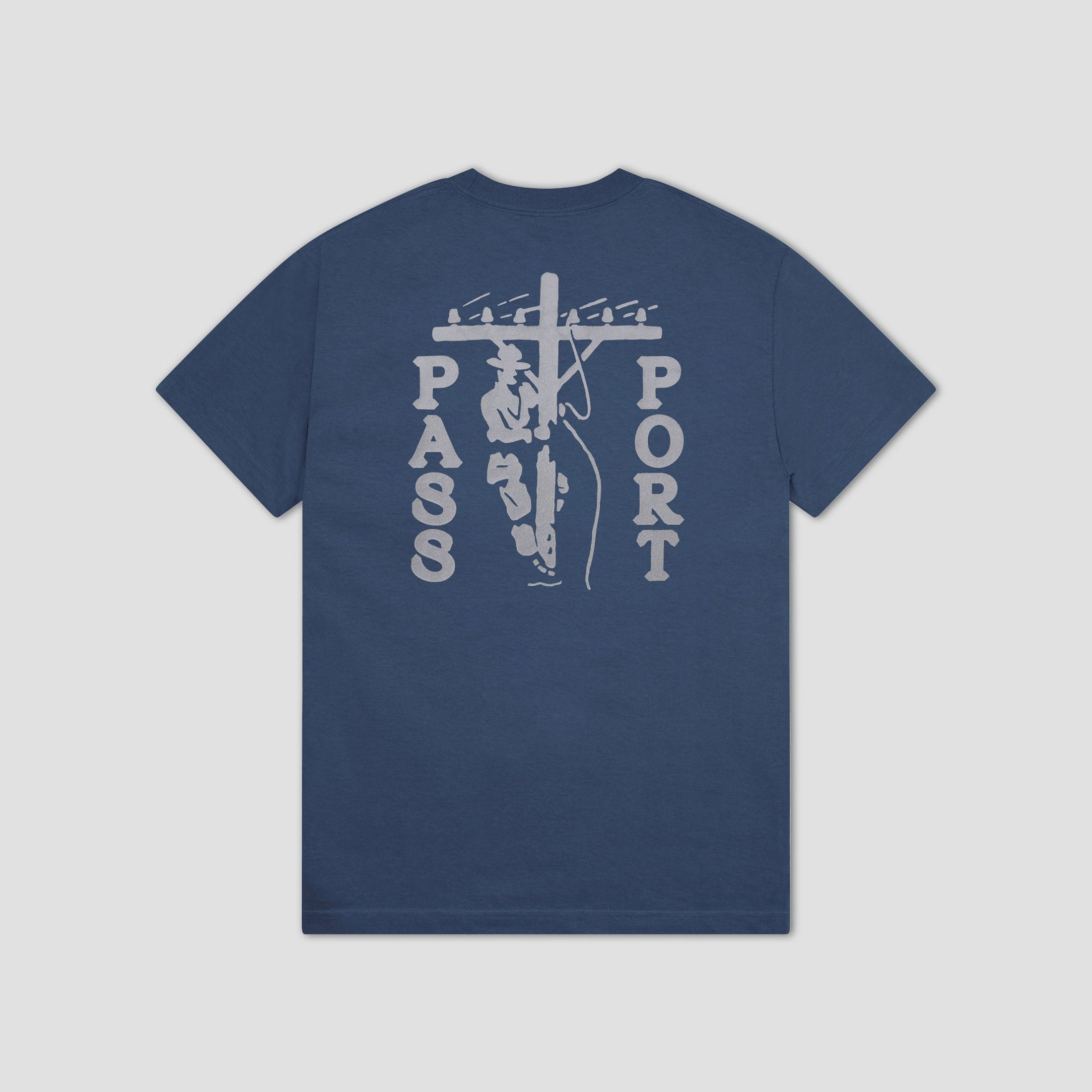 PassPort Line~Worx Pocket T-Shirt Harbour Blue
