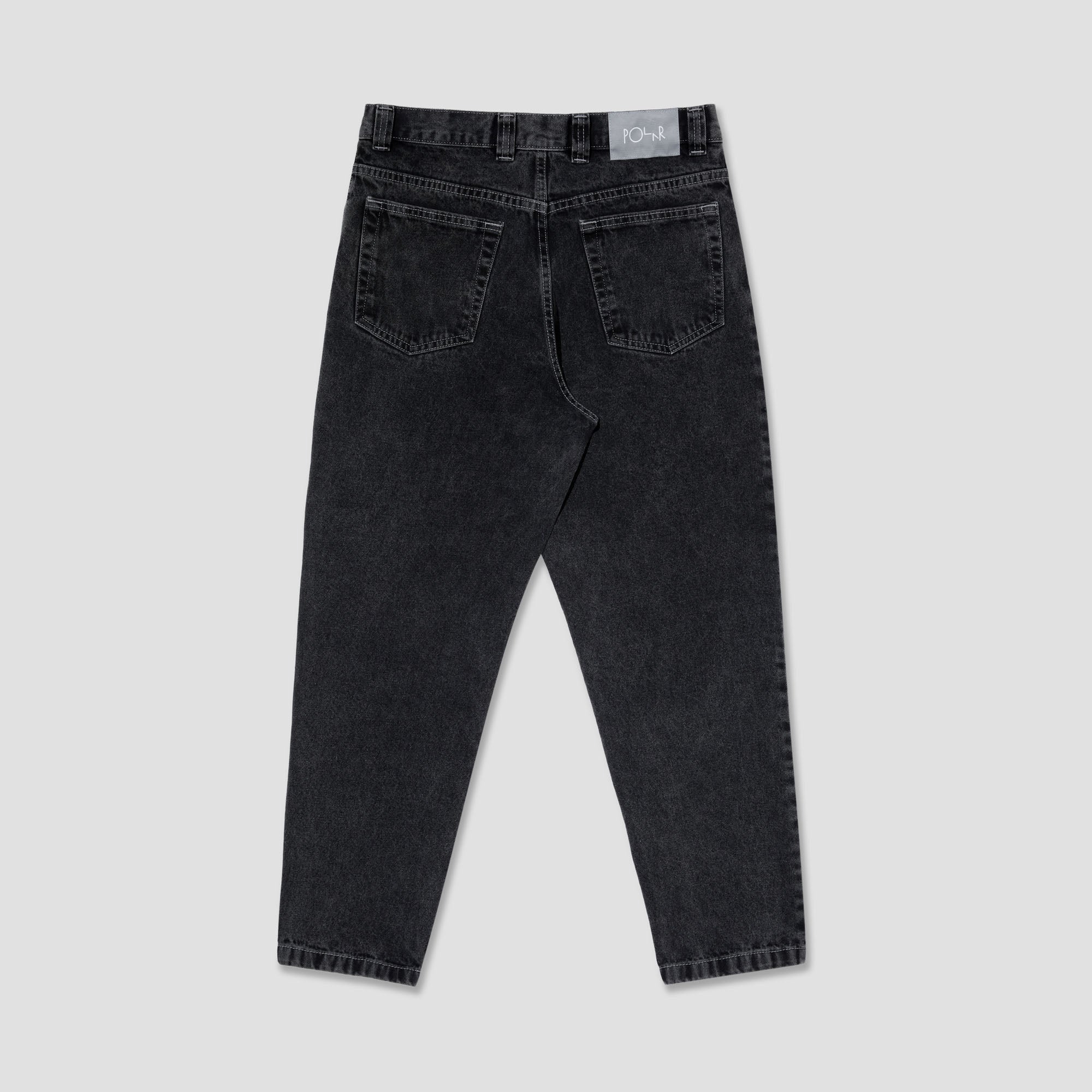 Polar 92 Denim Pants Silver Black