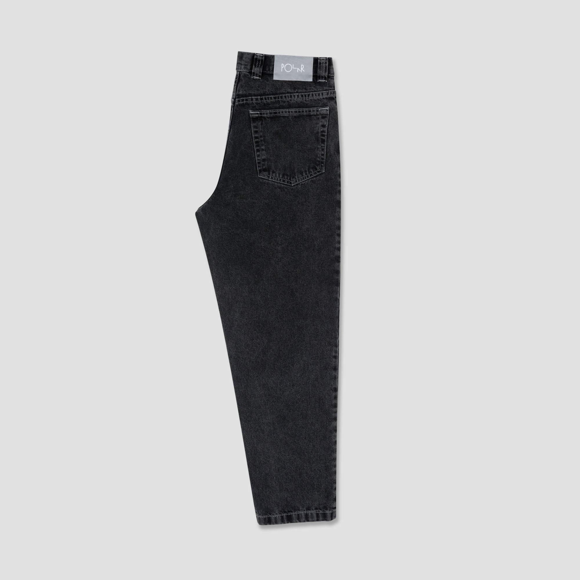 Polar 92 Denim Pants Silver Black