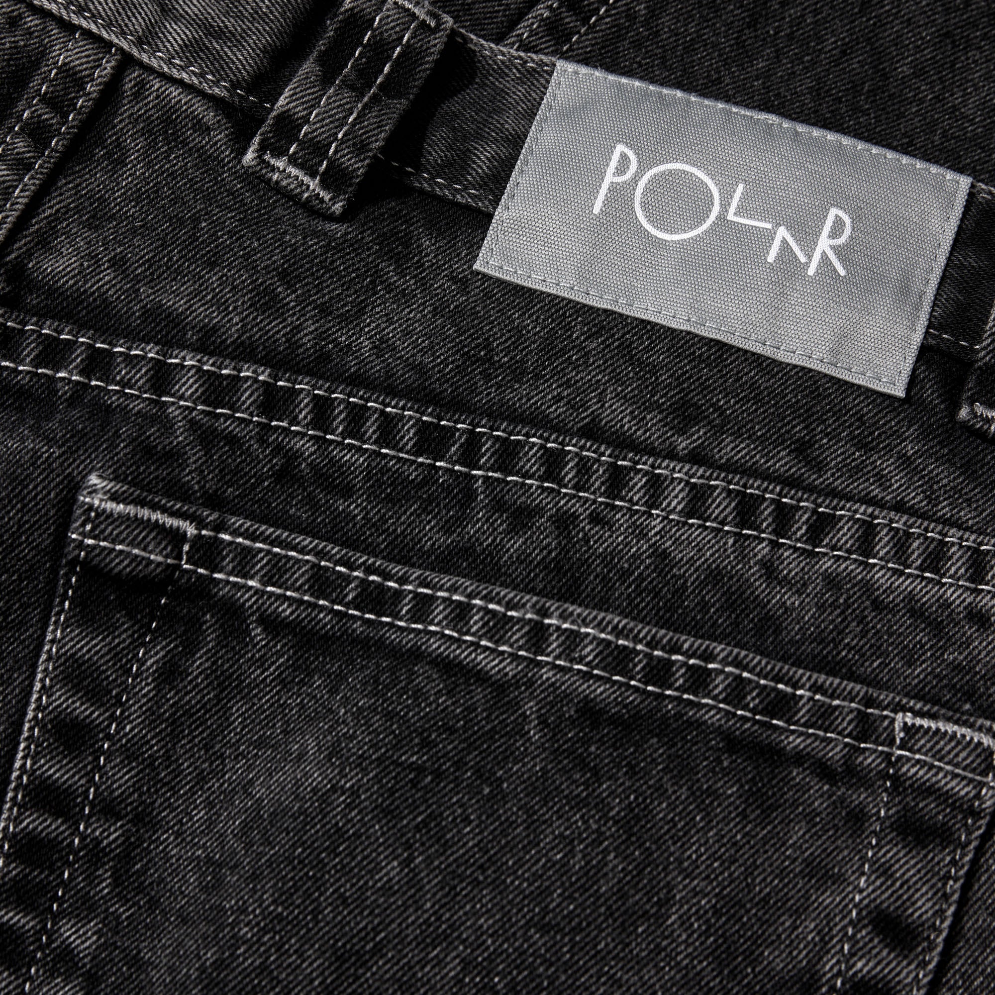 Polar 92 Denim Pants Silver Black