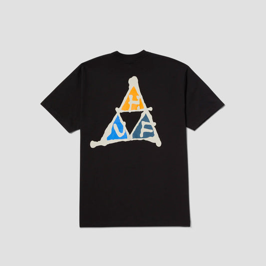 HUF No-Fi Triple Triangle T-Shirt Black