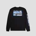 Load image into Gallery viewer, HUF Sound Systems Long Sleeve T-Shirt Black
