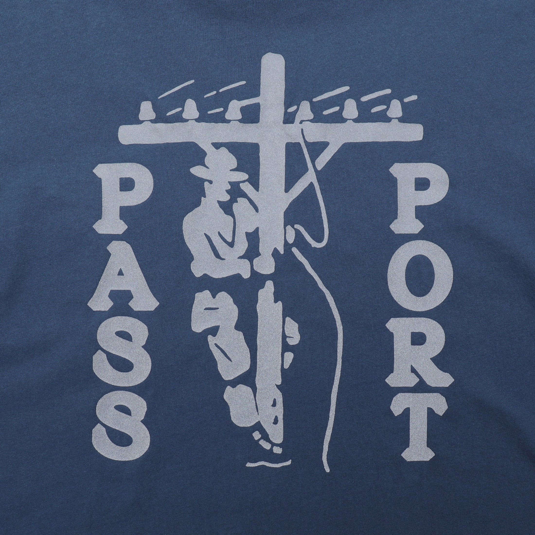 PassPort Line~Worx Pocket T-Shirt Harbour Blue