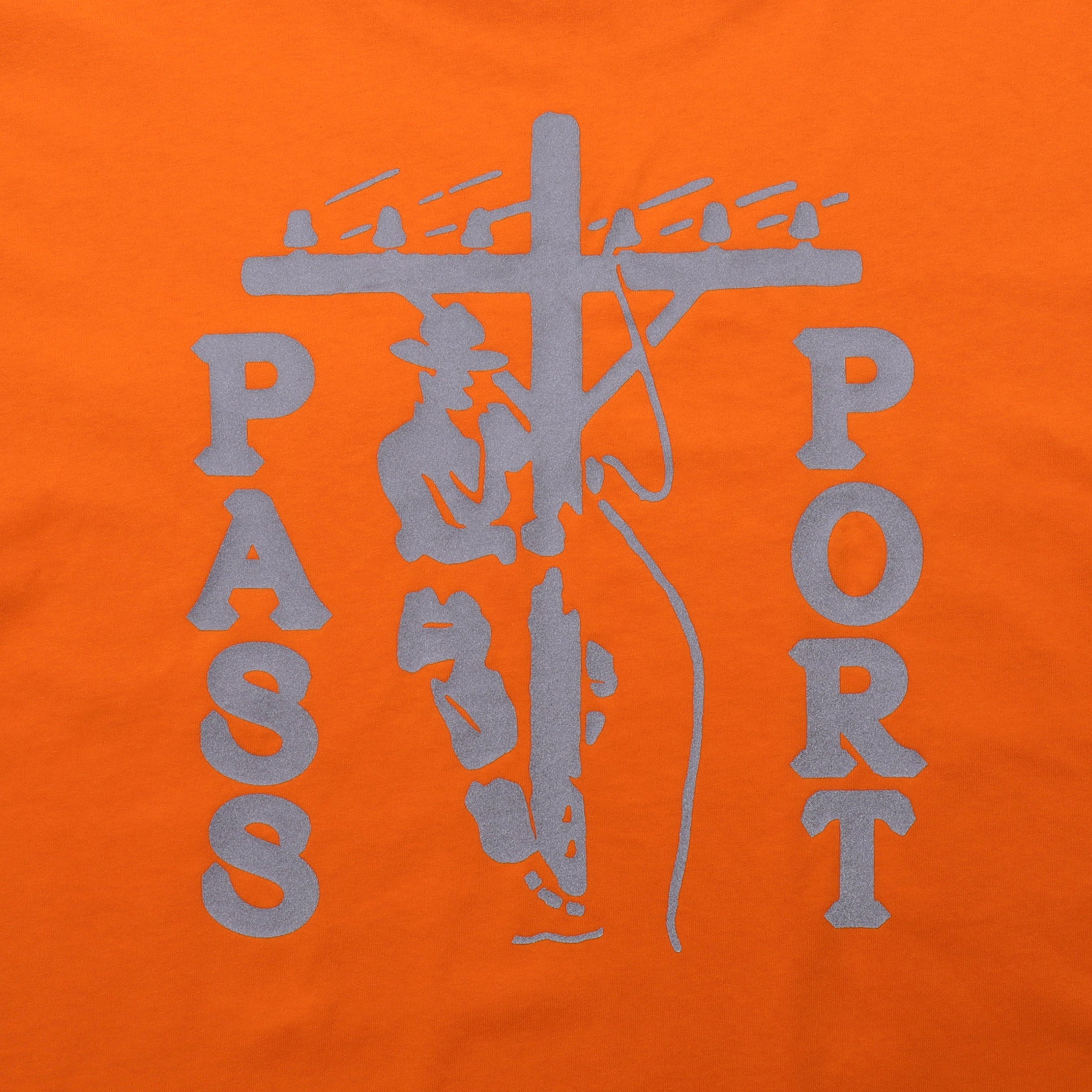 PassPort Line~Worx Pocket T-Shirt Safety Orange