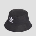 Load image into Gallery viewer, adidas Trefoil Bucket Hat Black / White
