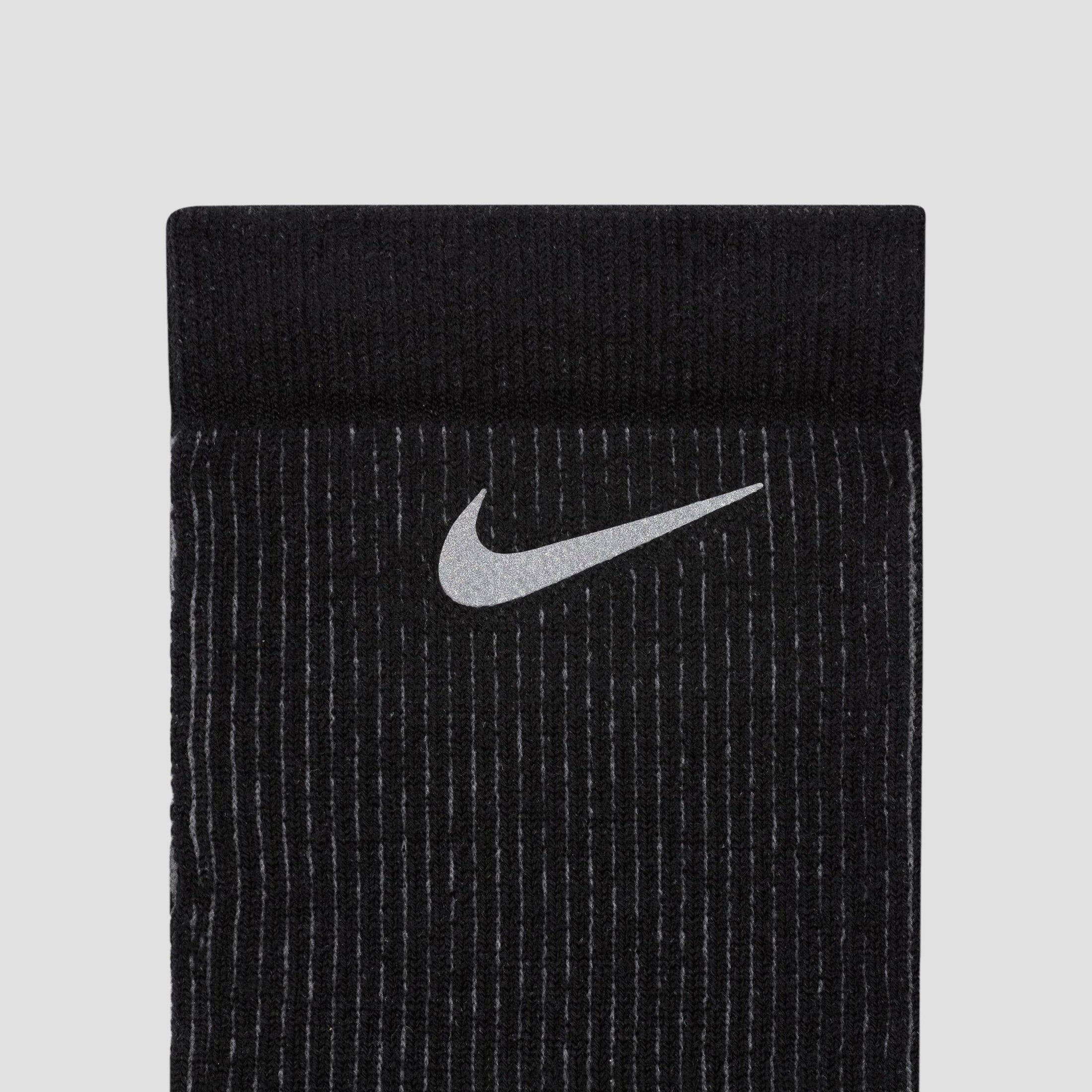 Nike Crew Dri-Fit Trail Running Socks Black / Anthracite / Black / Reflective Silver