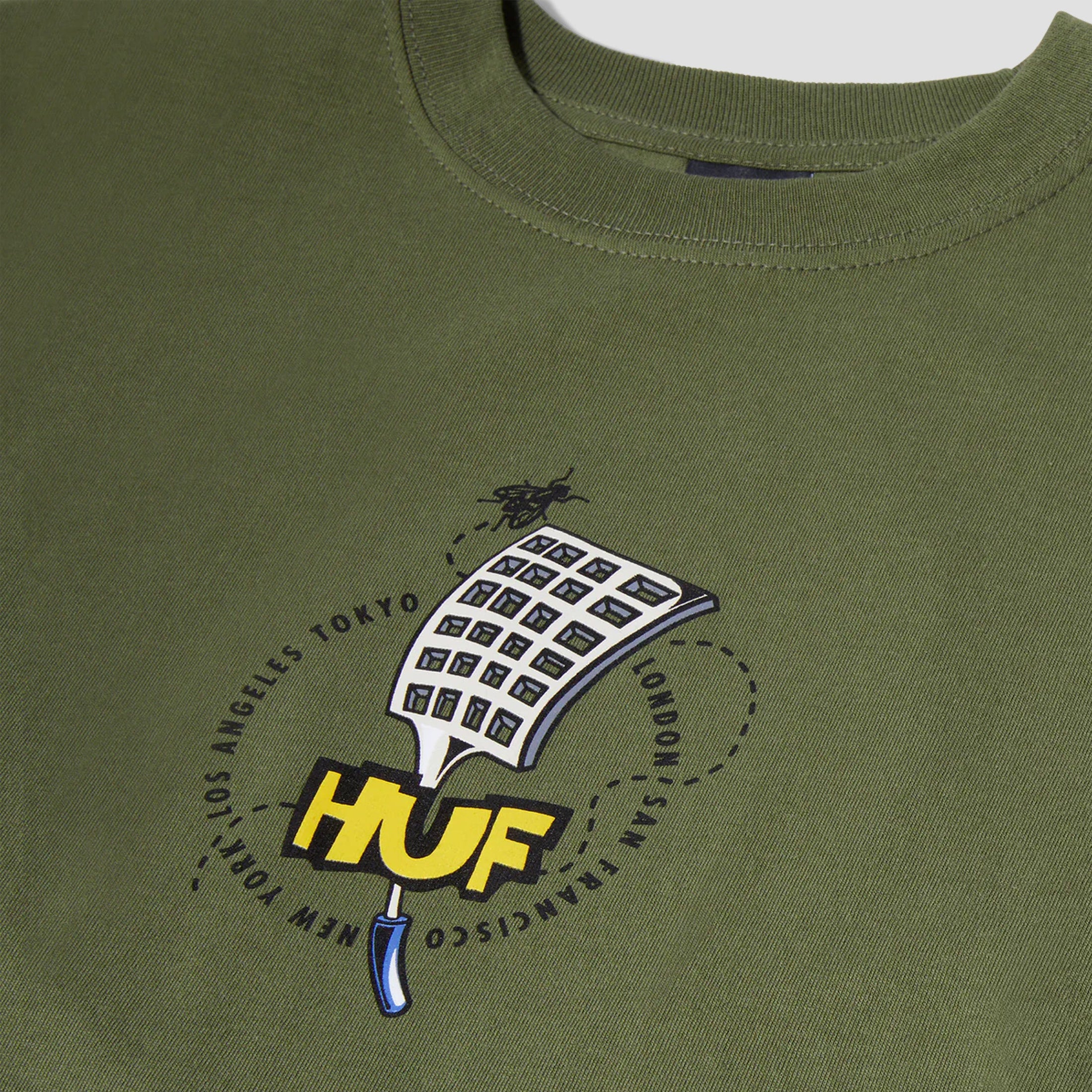 HUF Swat Team T-Shirt Olive