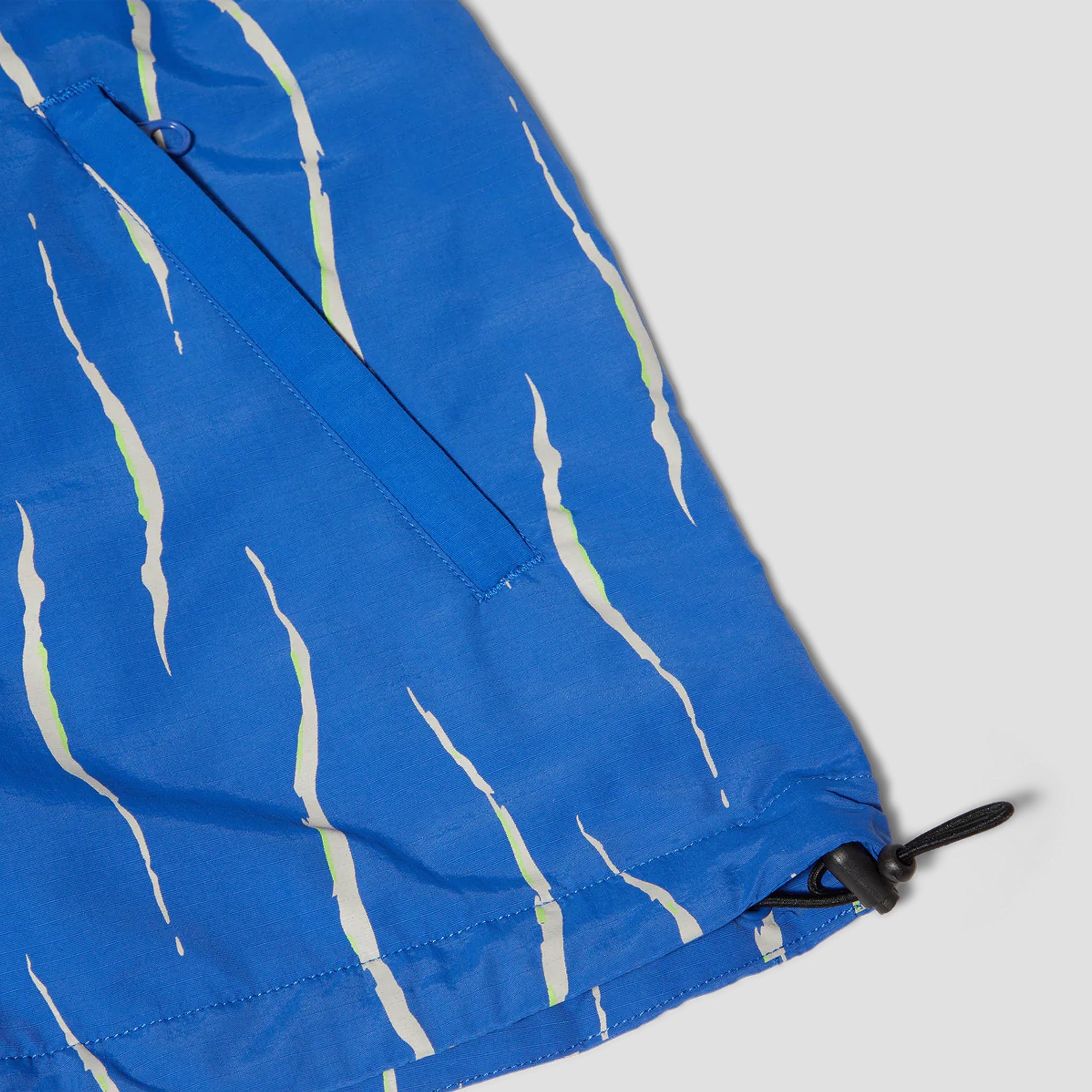 HUF New Day Striped Packable Anorak Blue