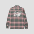 Load image into Gallery viewer, HUF Smash Flannel Overshirt Pink
