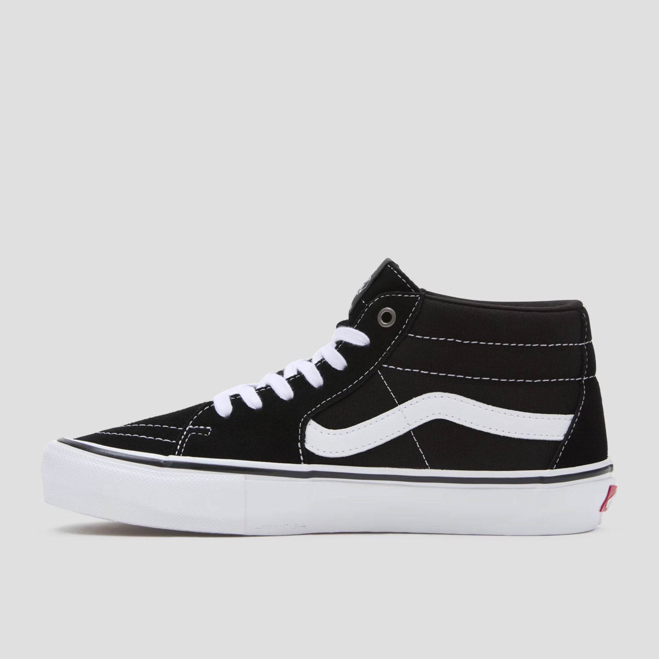 Vans Skate Grosso Shoes Mid Black / White