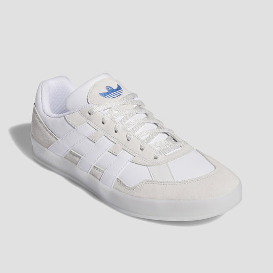 adidas Aloha Super Skate Shoes Crystal White / Footwear White / Bluebird