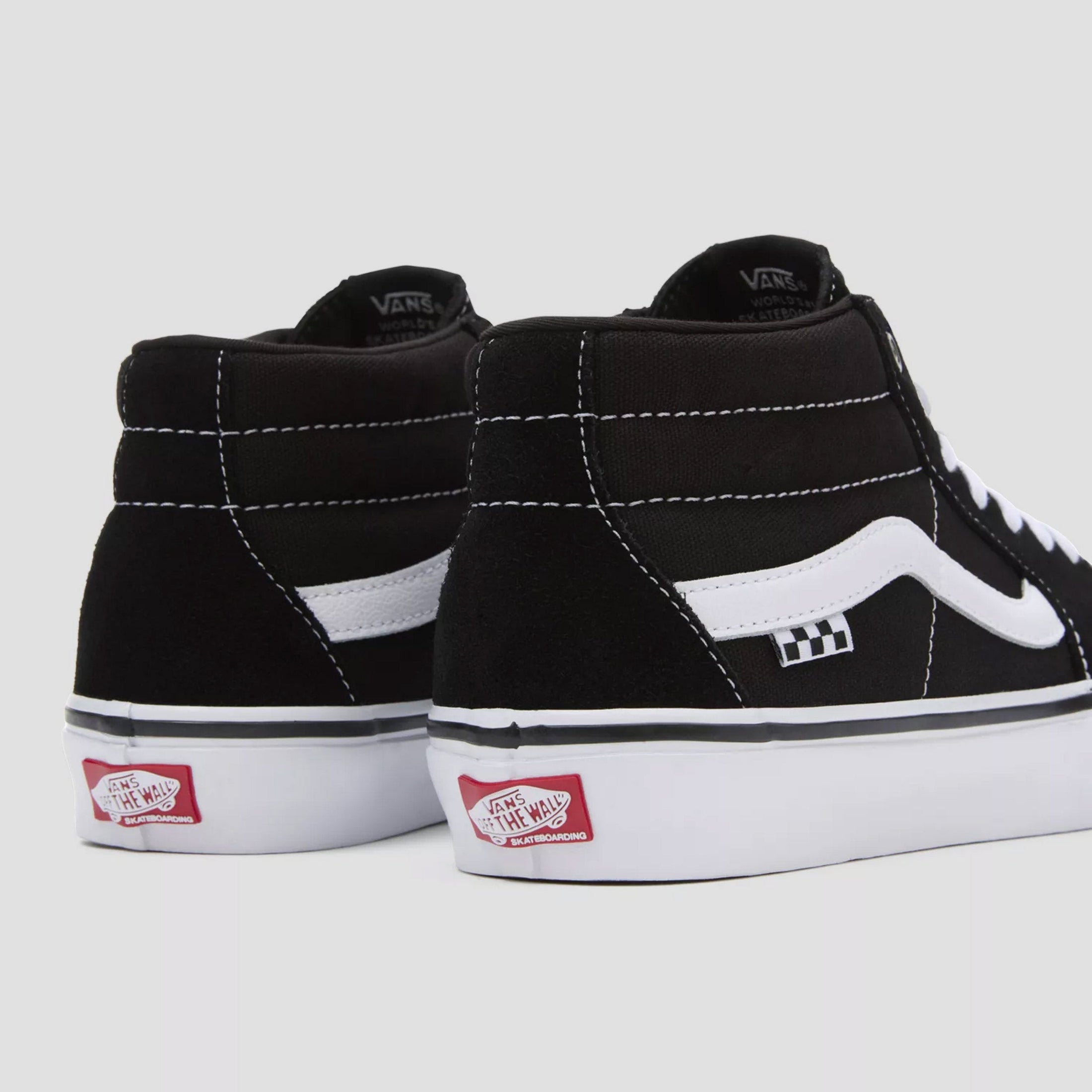 Vans Skate Grosso Shoes Mid Black / White