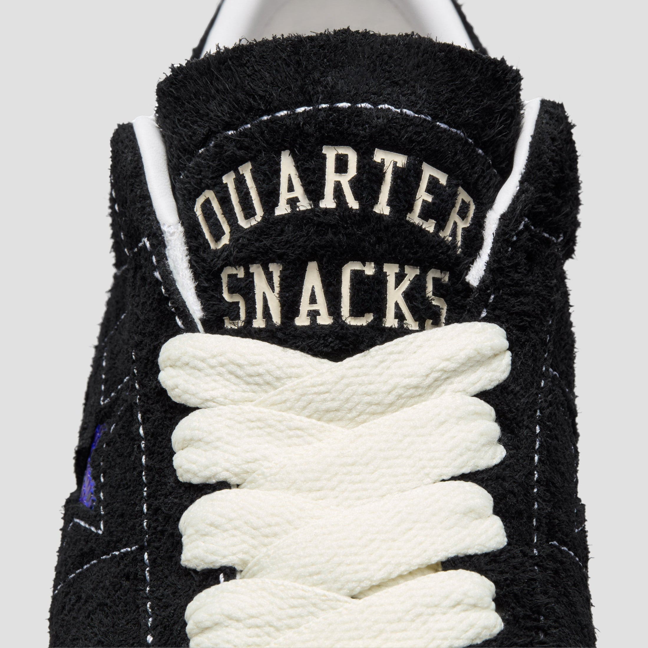 Converse Cons x Quartersnacks One Star Pro Ox Skate Shoes Black / Egret / Hyper Blue