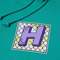 Load image into Gallery viewer, HUF Tresspass Hood Emerald

