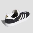 Load image into Gallery viewer, adidas Gazelle ADV Skate Shoes Core Black / Cloud White / Gold Metallic

