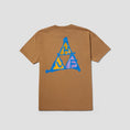 Load image into Gallery viewer, HUF No-Fi Triple Triangle T-Shirt Camel
