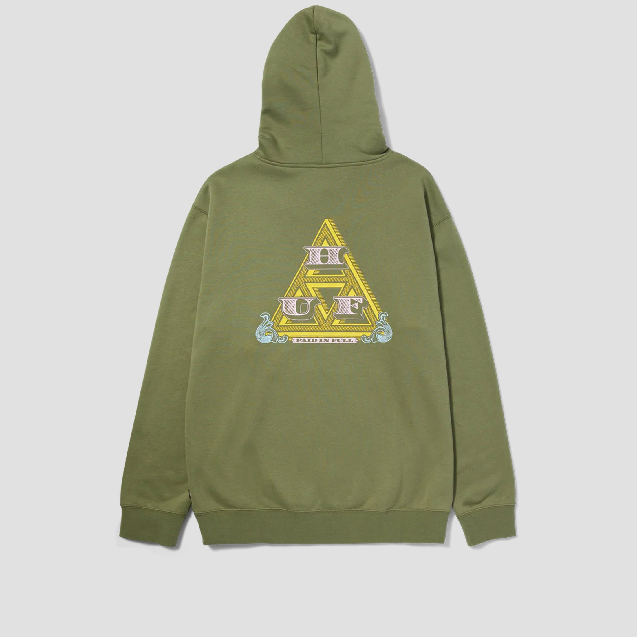 HUF Paid In Full Hood Olive