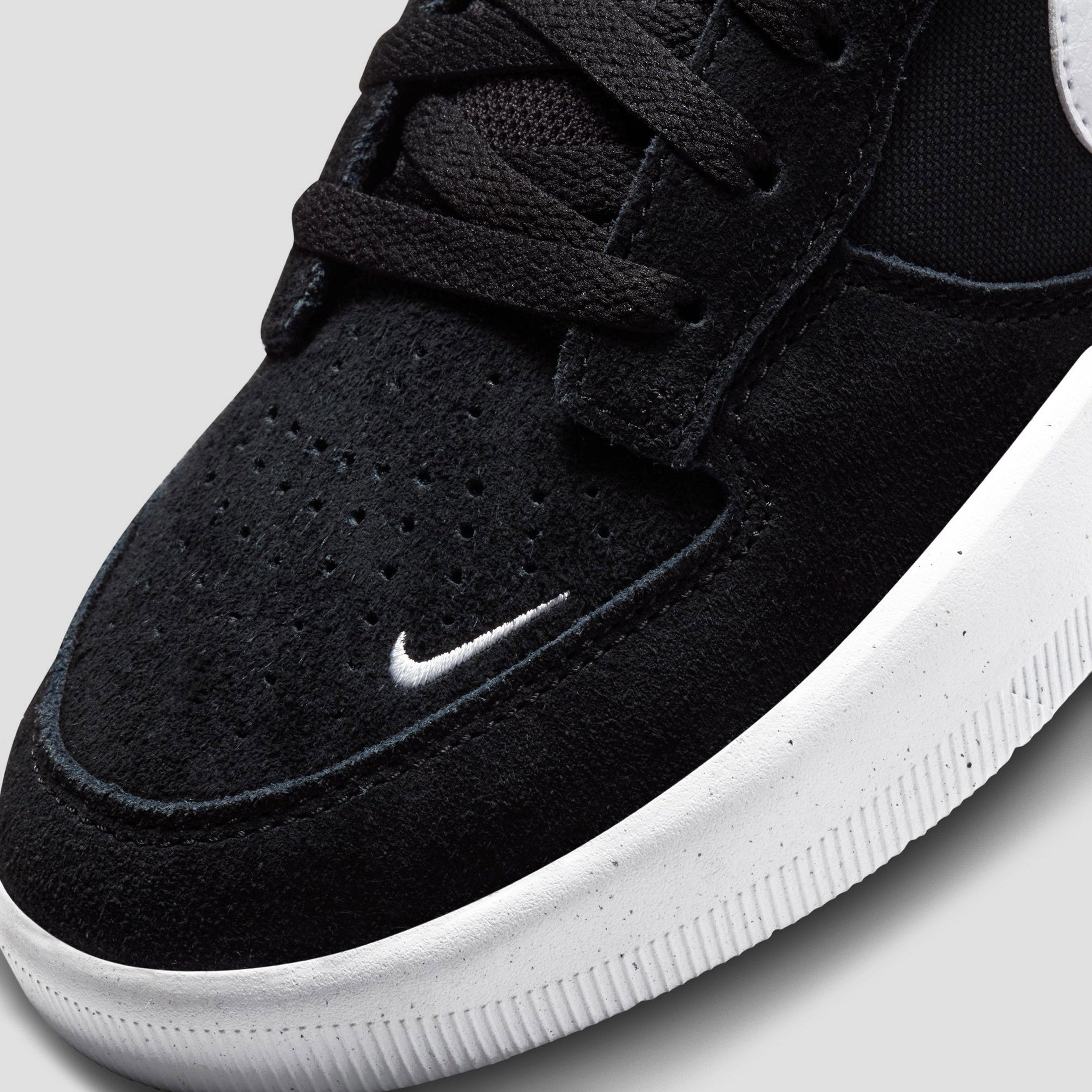 Nike SB Force 58 Skate Shoes Black White Black