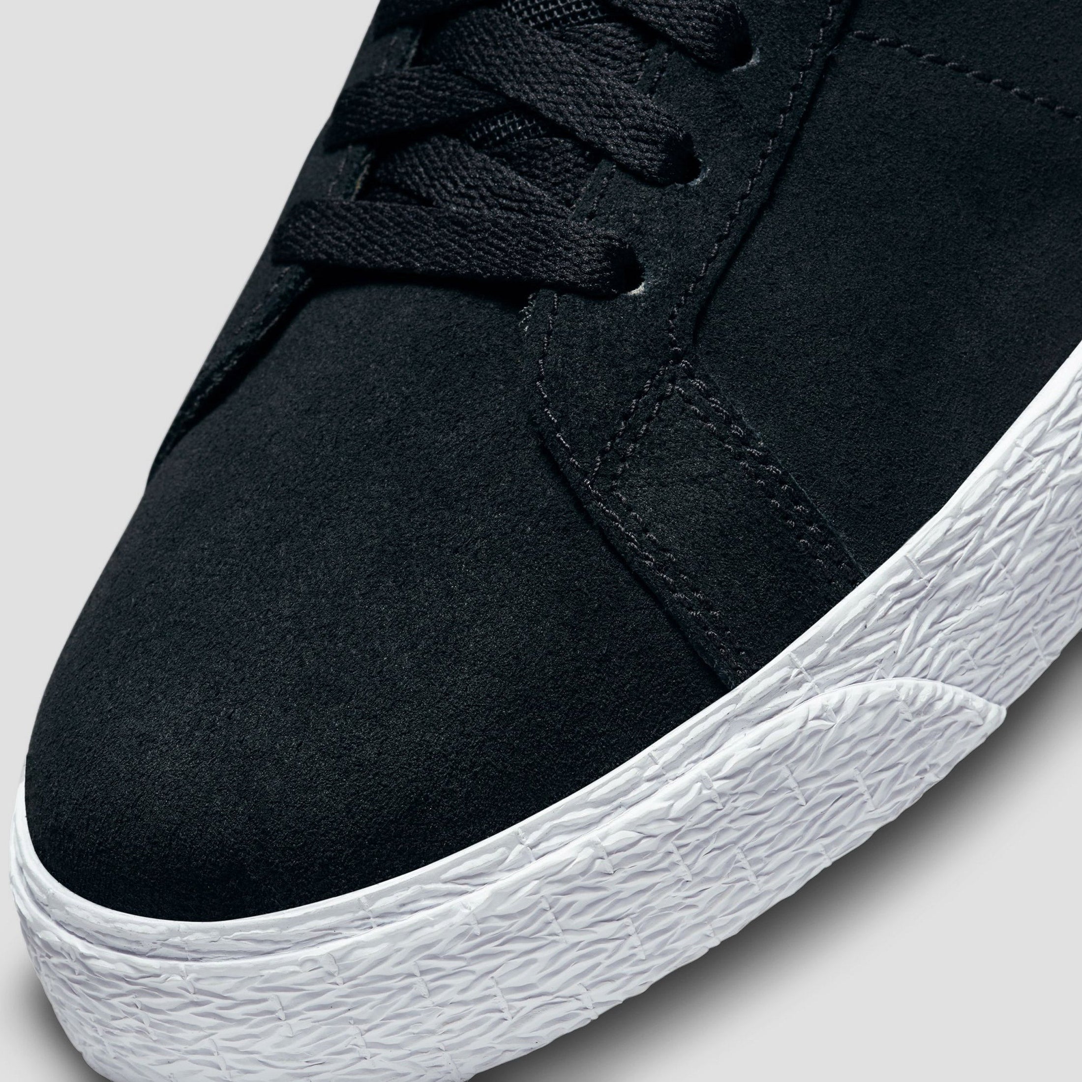 Nike SB Blazer Mid Shoes Black / White - White - White