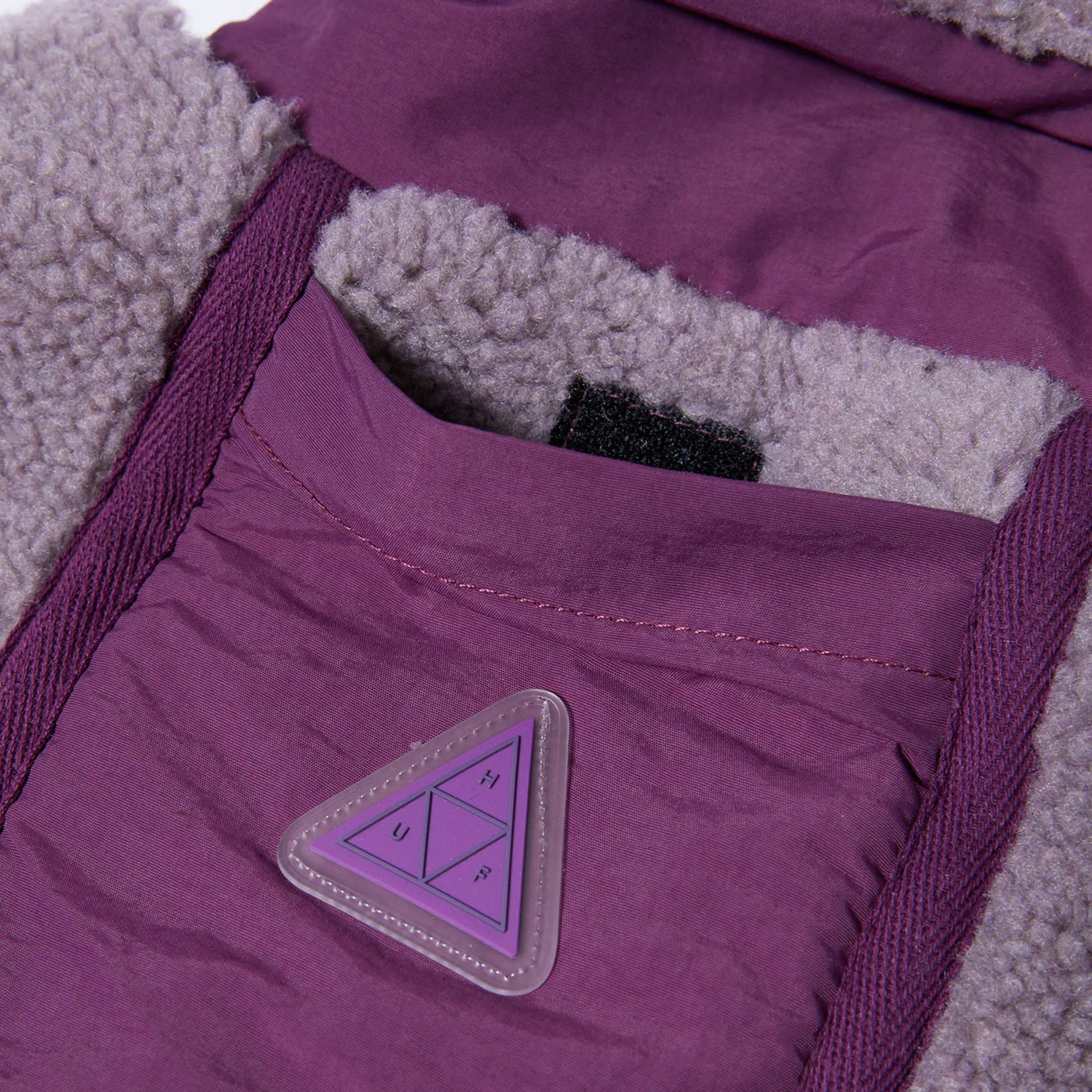 HUF Livingston Sherpa Jacket Dust Purple