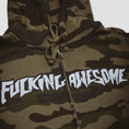 Load image into Gallery viewer, Fucking Awesome Stamp Logo Zip Hood Camo
