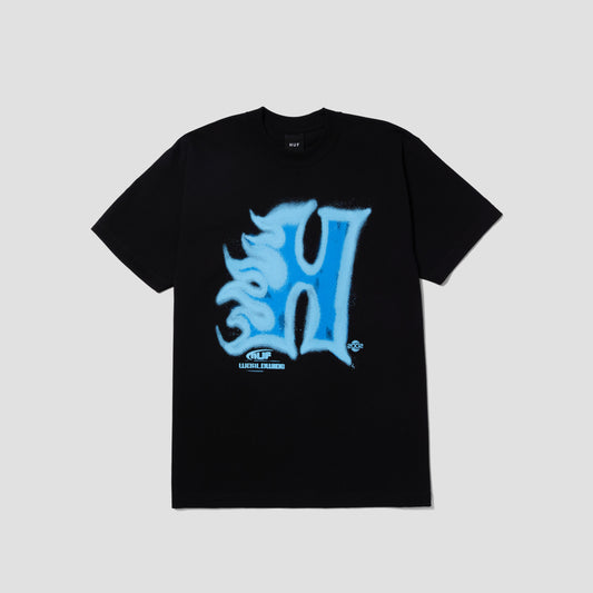 HUF Heat Wave T-Shirt Black