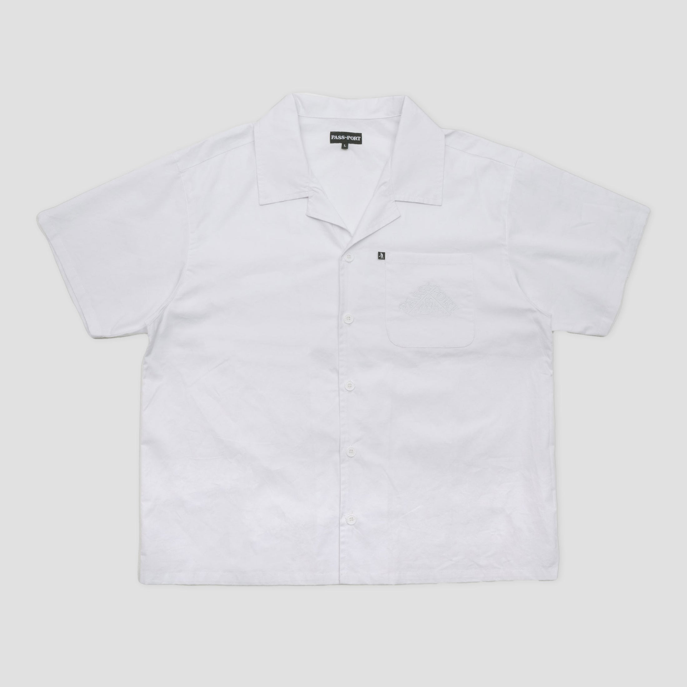 PassPort Manuscript Casual Shirt White