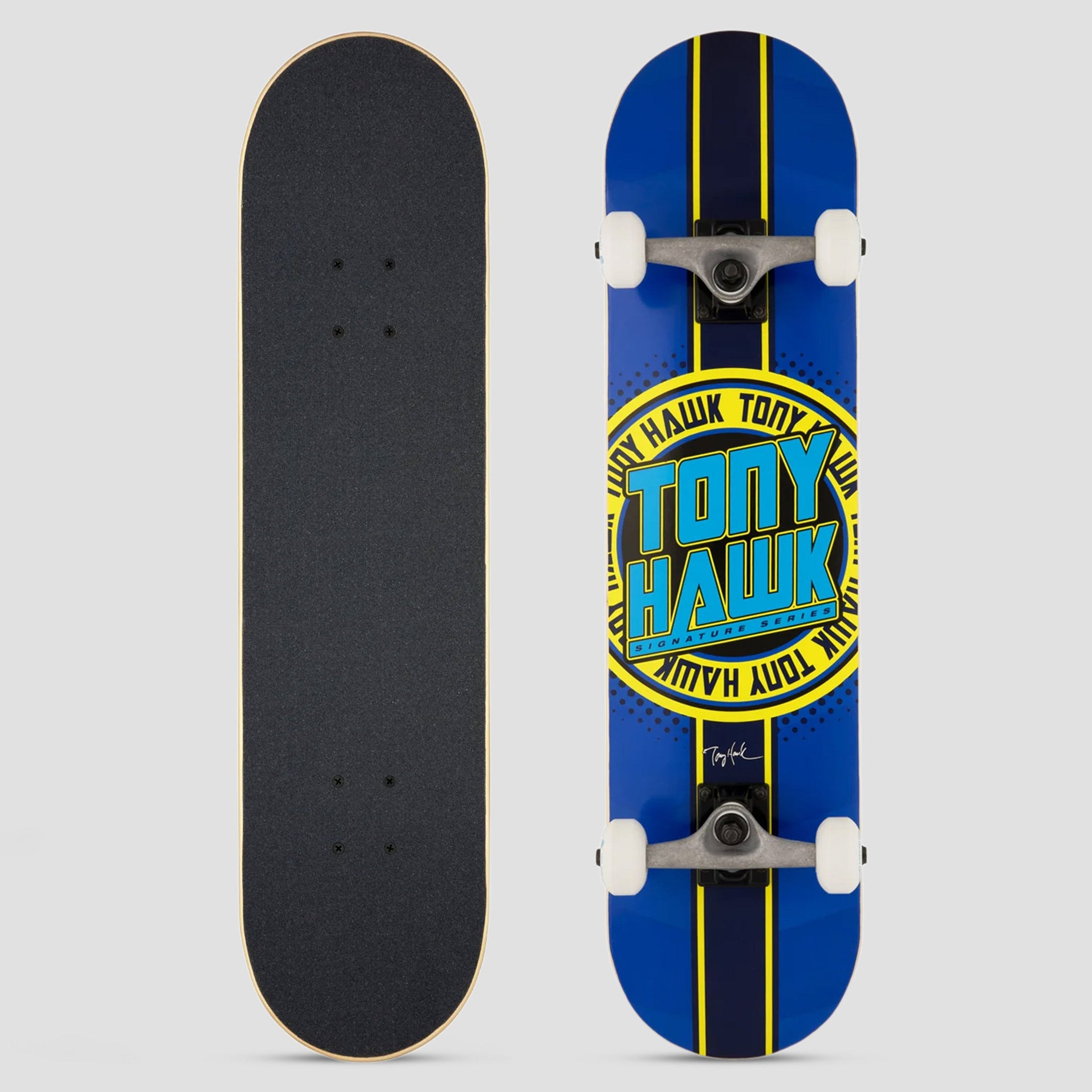 Tony Hawk 7.5 SS 180+ Badge Logo Complete Skateboard Blue