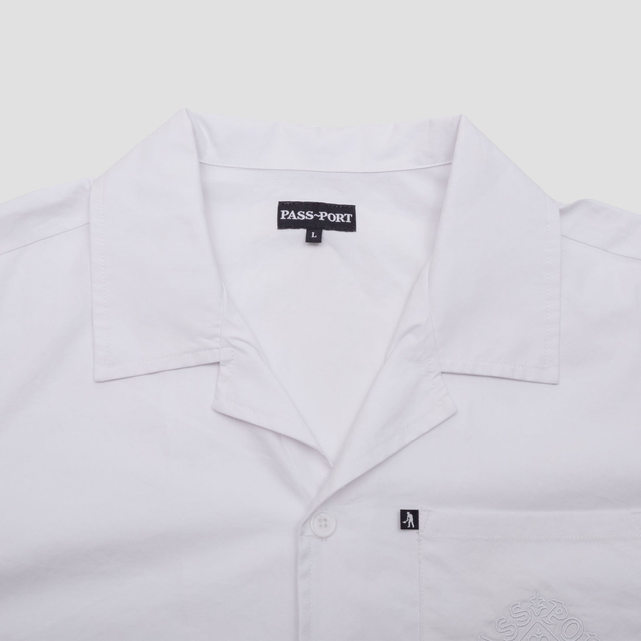 PassPort Manuscript Casual Shirt White