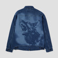 Load image into Gallery viewer, HUF Beware Work Jacket Blue
