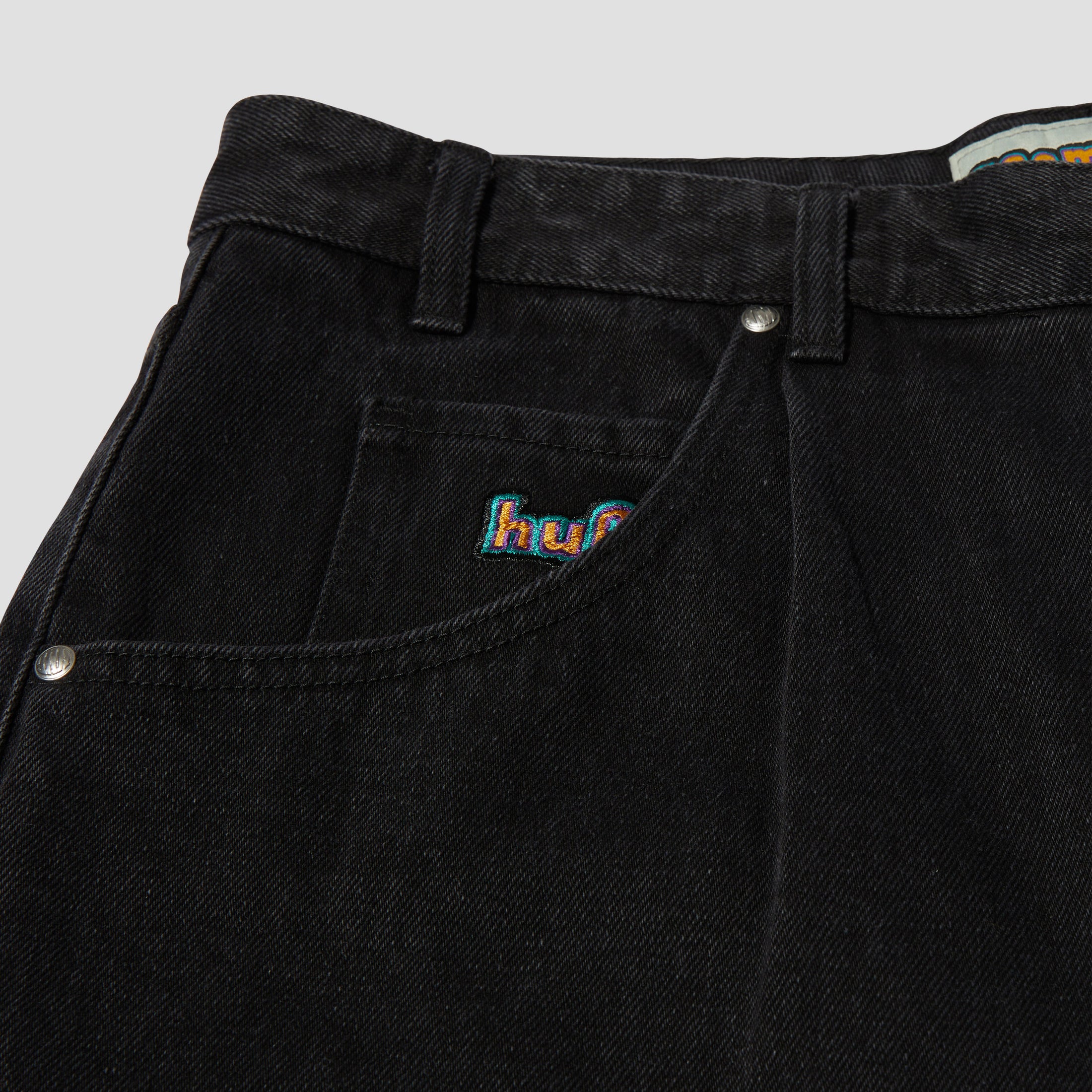 HUF Cromer Short Washed Black