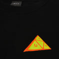 Load image into Gallery viewer, HUF Skewed Triple Triangle Crew Black
