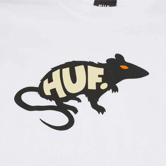 HUF Man's Best Friend  T-Shirt White