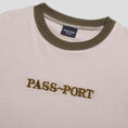 Load image into Gallery viewer, PassPort Official Contrast Organic T-Shirt Khaki
