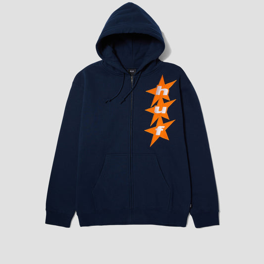 HUF All Star F/Z Hood Navy