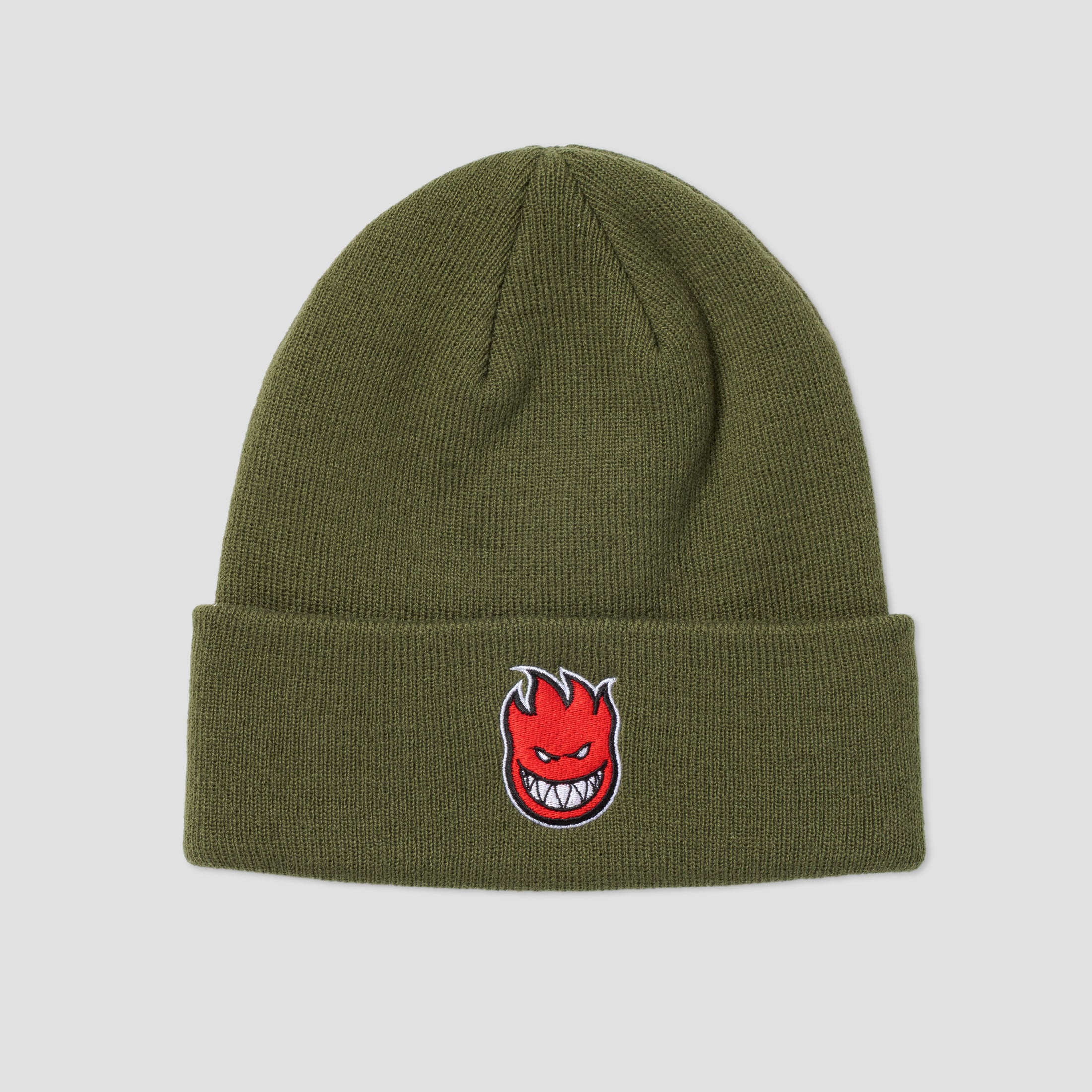 Spitfire Bighead Fill Beanie Olive / Red