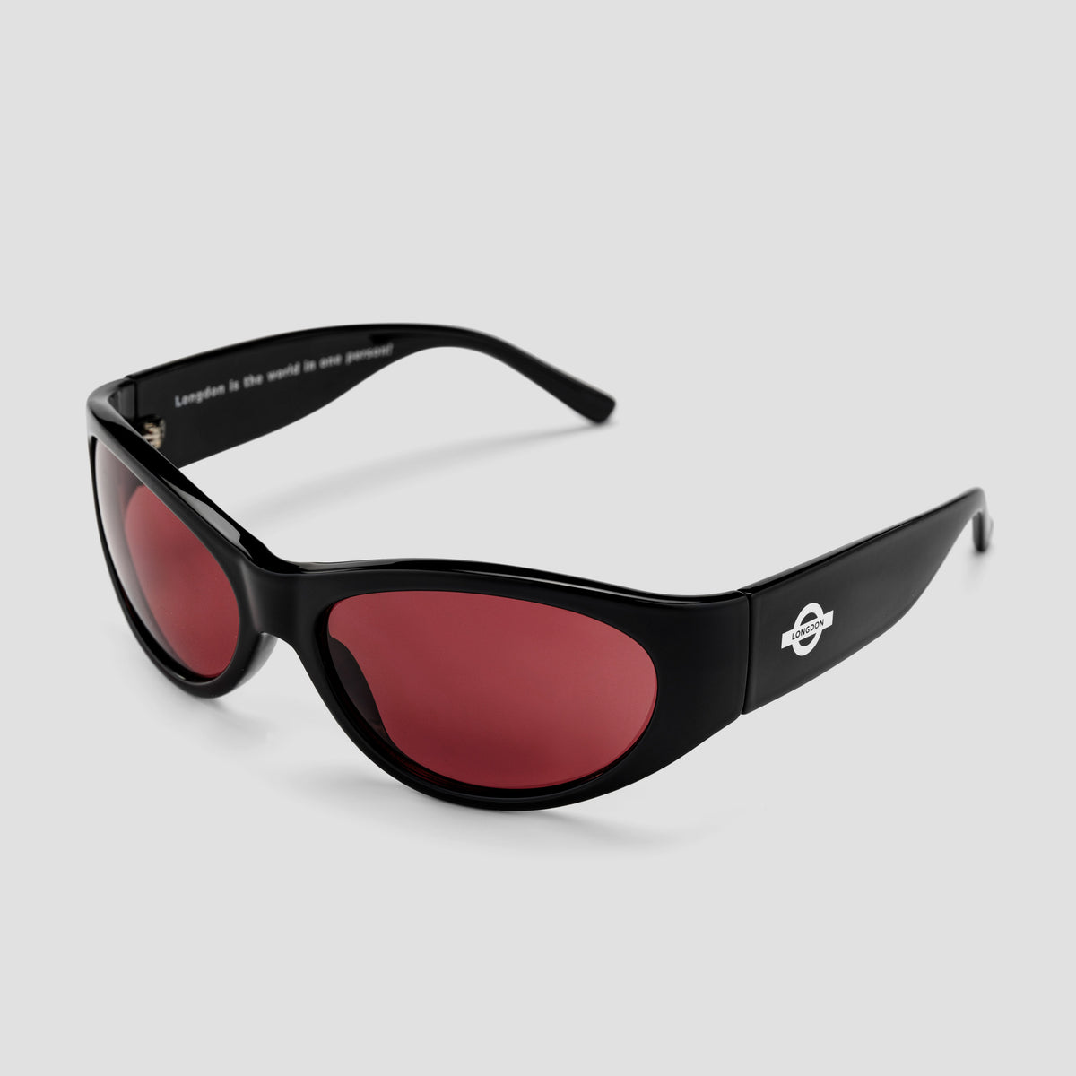 CHPO Helena Longdon Sunglasses Black / Red