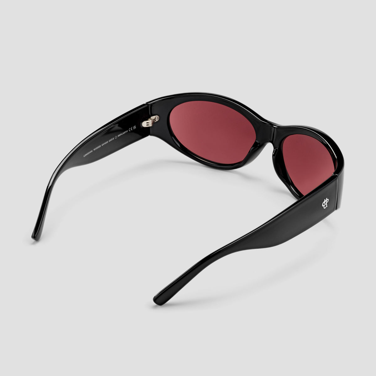 CHPO Helena Longdon Sunglasses Black / Red