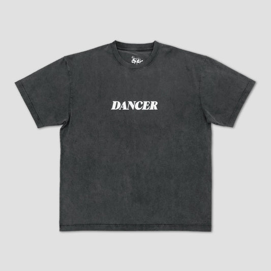 Dancer Italic Logo T-Shirt Black