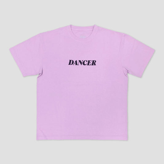 Dancer Italic Logo T-Shirt Pink
