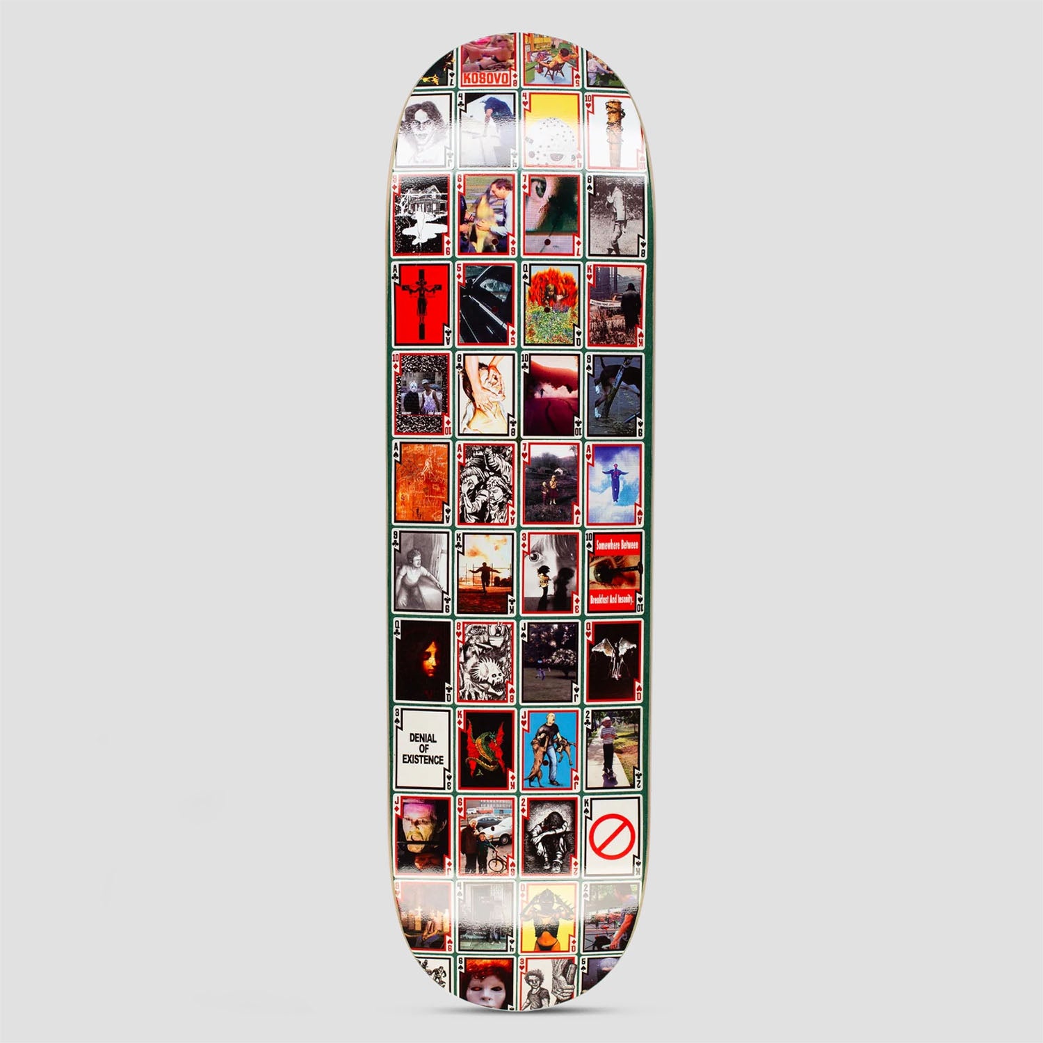Hockey 8.5 Playing Cards Shape 2 Skateboard Deck