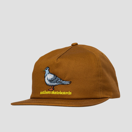 Anti Hero Lil Pigeon Cap Medium Brown / Yellow