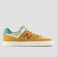 Load image into Gallery viewer, New Balance 574 Shoes Tan / Teal

