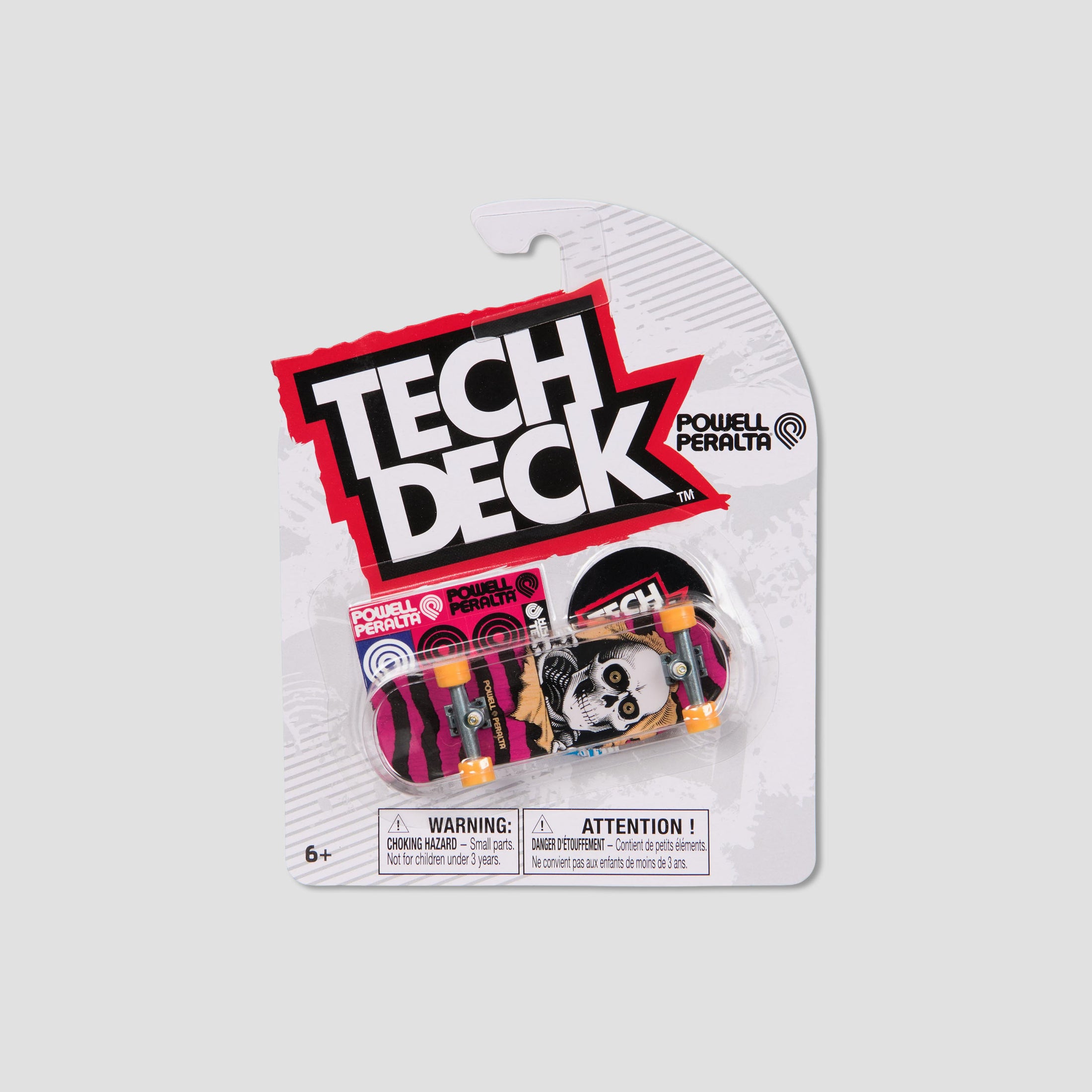 Tech Deck 96mm Shape Series Powell Peralta Striped Skull Tech Deck Skateboard