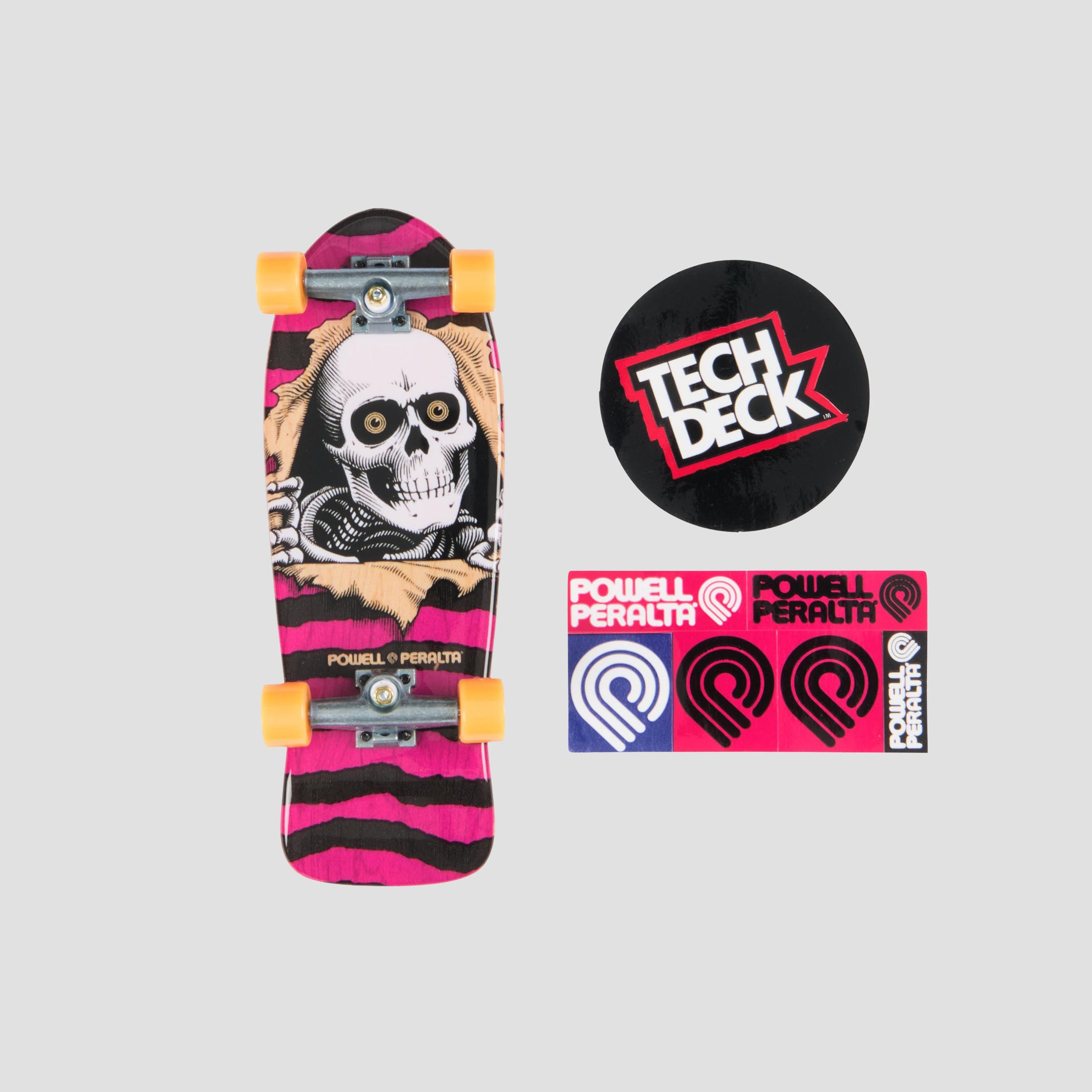 Tech Deck 96mm Shape Series Powell Peralta Striped Skull Tech Deck Skateboard