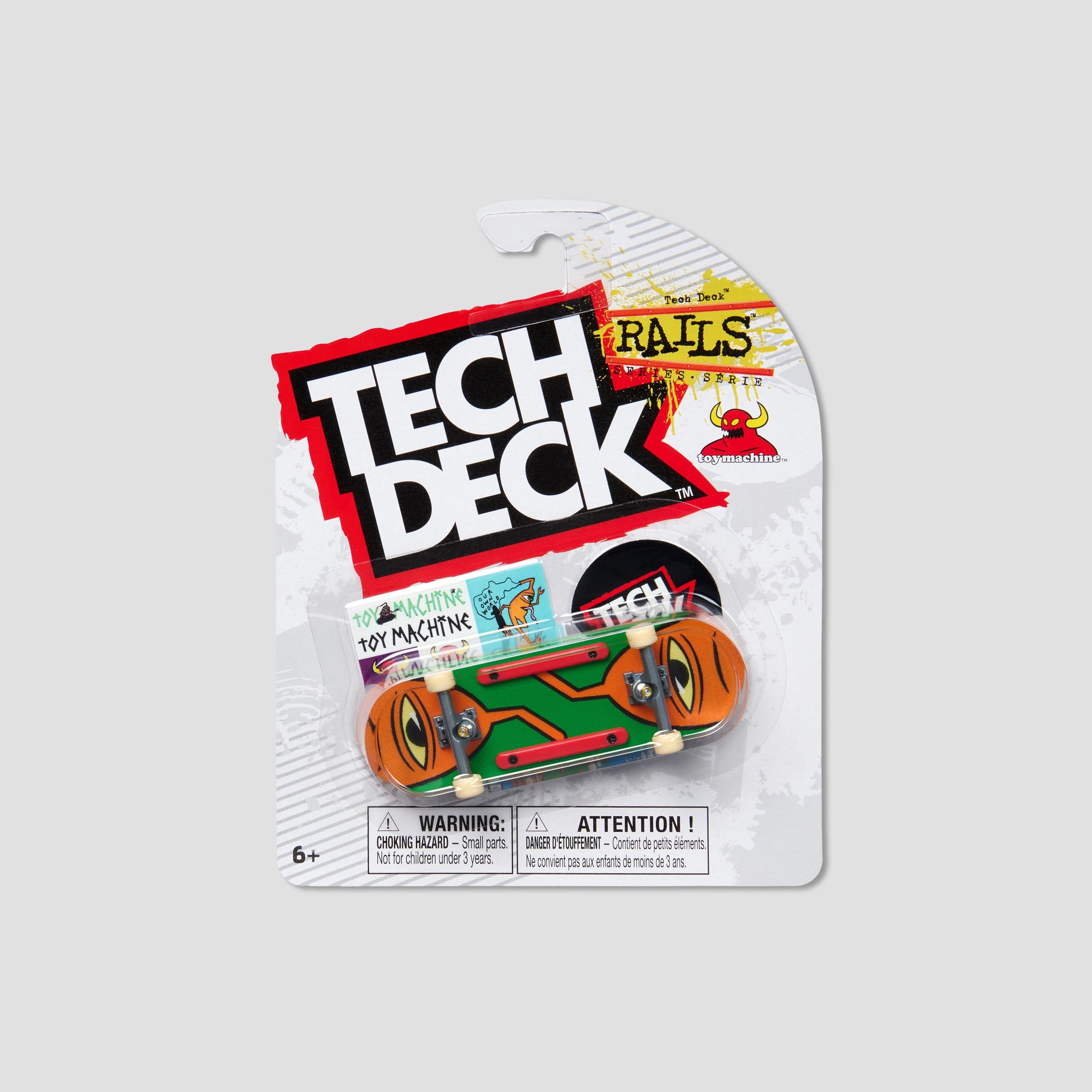 Tech Deck 96mm Toy Machine Team Tech Deck Skateboard