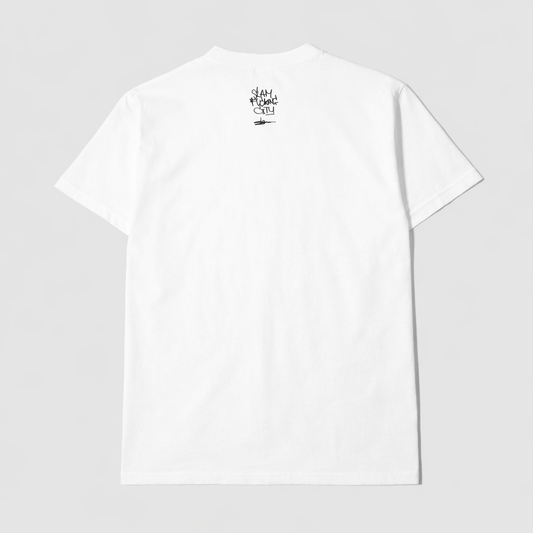 Slam City Skates x Slawn No Pockets T-Shirt White
