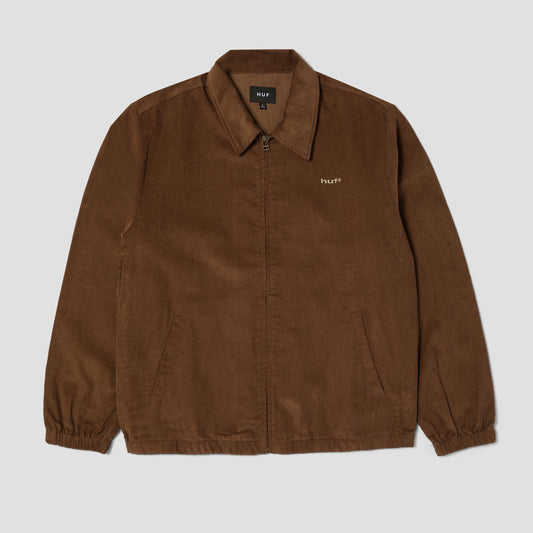 HUF 89 Corduroy Shop Jacket Chocolate